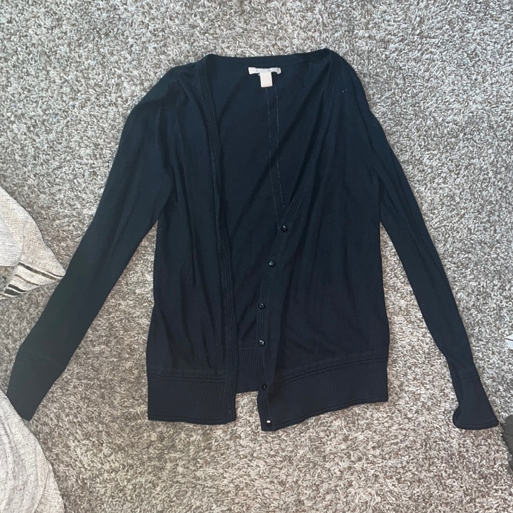 Banana Republic black cardigan